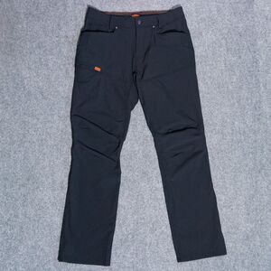 BRUNT Workwear Costello Tech Work Pants Mens 34x34 Black Utility Ripstop Stretch